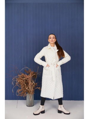 Демисезонный плащ молоко