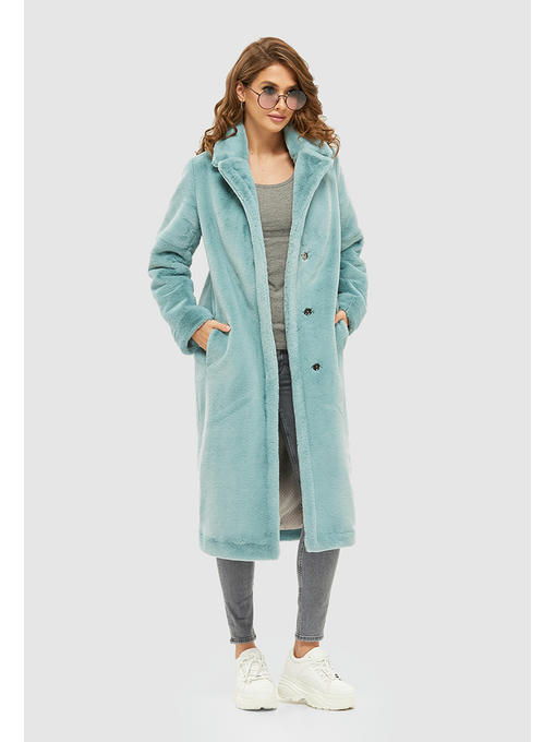 Зимняя шуба бирюза — изображение 2