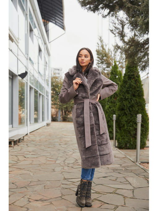 Зимнее пальто капучино — изображение 4