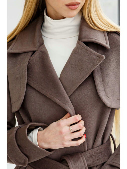 Демисезонное Пальто капучино — изображение 4