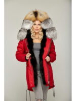 Зимняя парка Красная