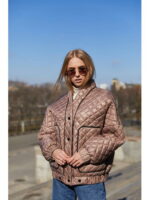 Куртка черная + капучино