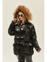 Зимняя куртка черная