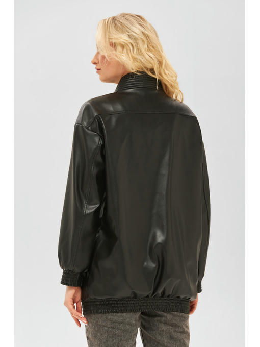 Демисезонная куртка черная — изображение 3