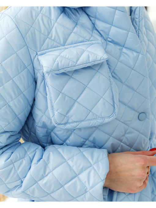 Демисезонная Куртка голубая — изображение 5