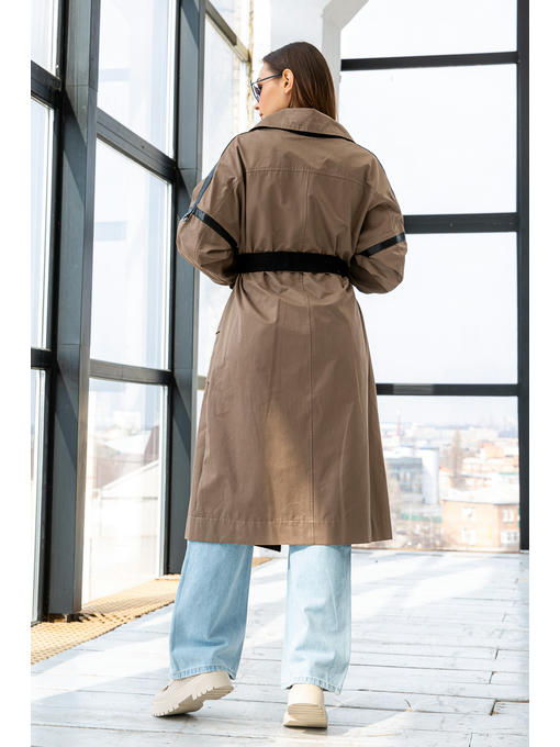 Демисезонный тренч капучино + капучино — изображение 3