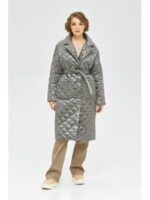 Демисезонный плащ серый