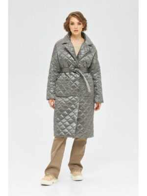 Демисезонный плащ серый