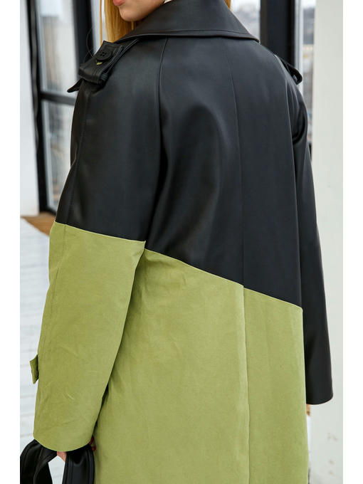 Демисезонный Тренч оливка — изображение 7