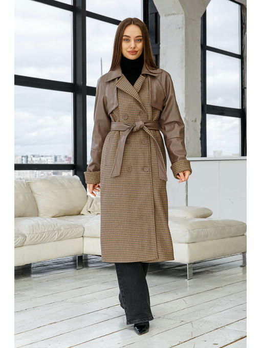 Демисезонное Пальто капучино — изображение 2