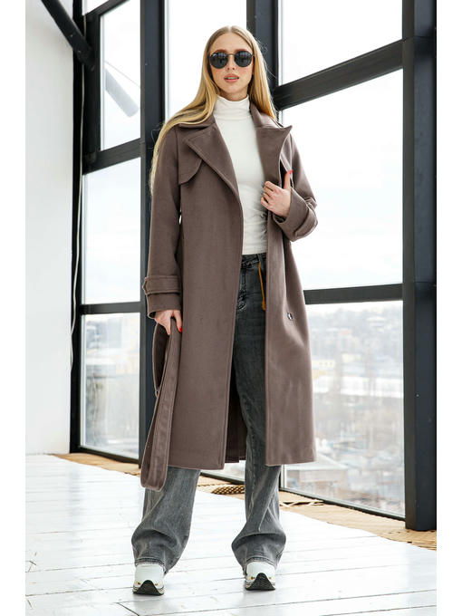 Демисезонное Пальто капучино — изображение 2