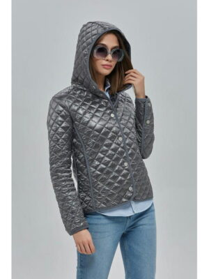 Демисезонная куртка серая