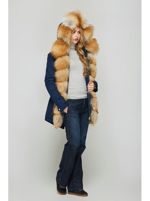 Зимняя парка Синяя — изображение 3