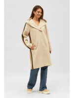 Демисезонное пальто бежевое