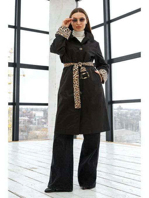 Демисезонный Плащ черный — изображение 4