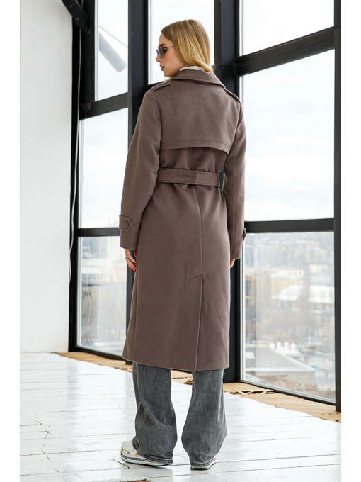 Демисезонное Пальто капучино — изображение 3