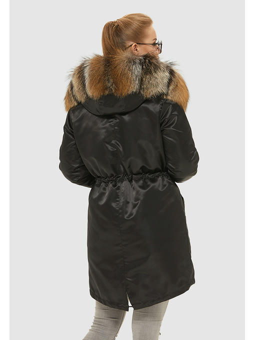 Зимняя парка черная — изображение 6