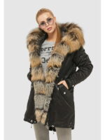 Зимняя парка черная