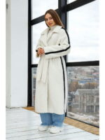 Зимнее Пальто молоко + молоко