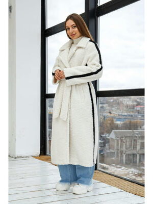 Зимнее Пальто молоко + молоко