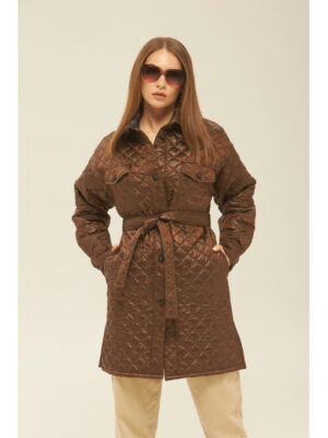 Демисезонный плащ ШОКОЛАД