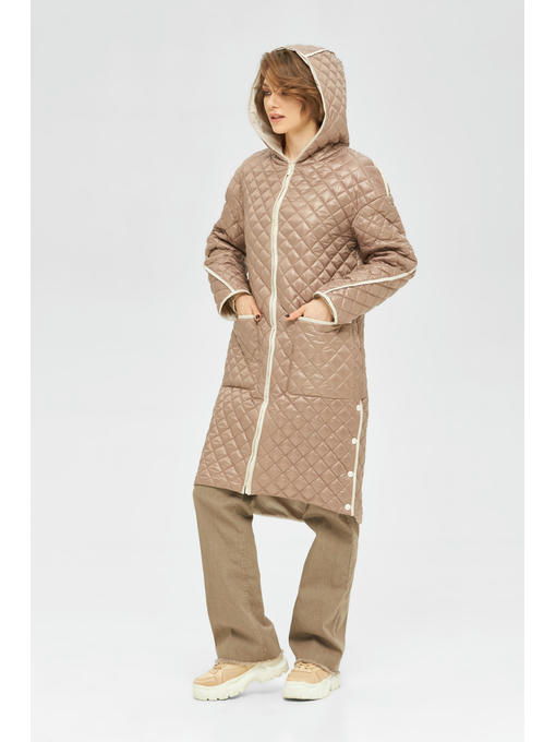 Демисезонный плащ капучино + молоко — изображение 2