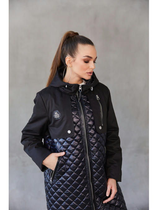 Плащ черный