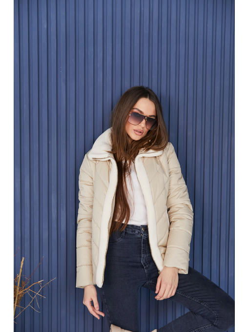 Демисезонная Куртка бежевая — изображение 2