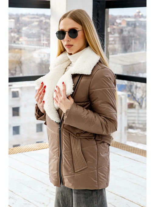 Демисезонная Куртка капучино — изображение 3