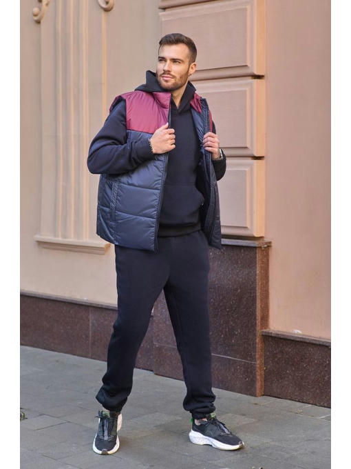 Теплый мужской костюм тройка