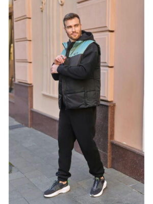 Теплый мужской костюм тройка