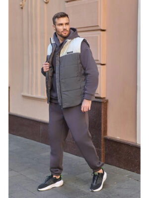 Теплый мужской костюм тройка