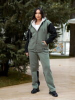 Теплый спортивный  костюм на меху XL+