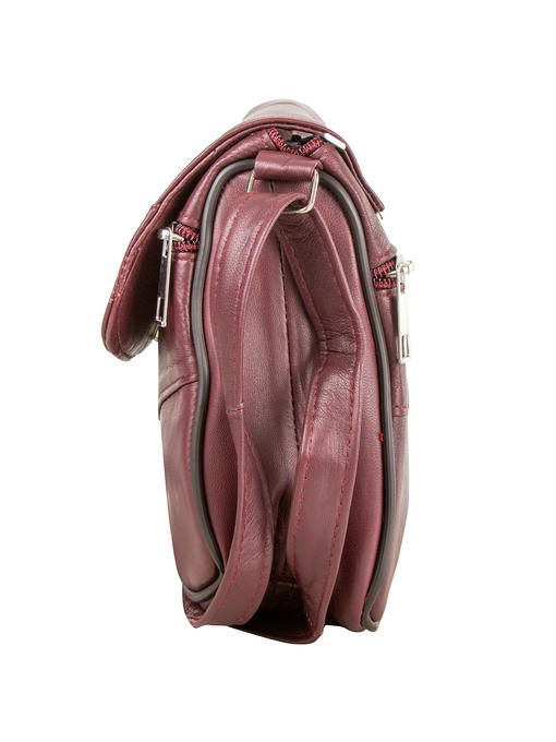 Женская кожаная мини-почтальонка TUNONA — изображение 5