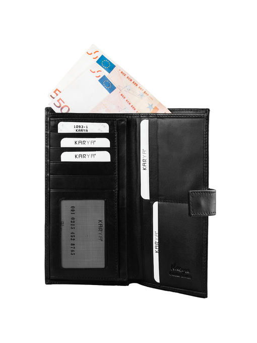 Кожаный мужской кошелек KARYA — изображение 5