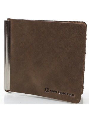 Зажим для купюр мужской кожаный