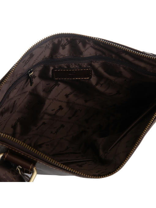 Мужская кожаная сумка через плечо GIORGIO FERRETTI — изображение 6