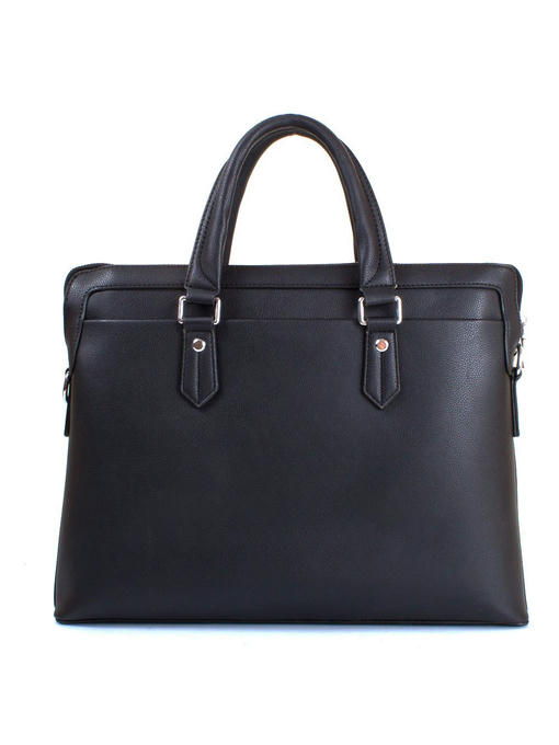 Мужская сумка из качественного кожезаменителя с карманом для ноутбука с диагональю экрана до 12,6" BONIS — изображение 4