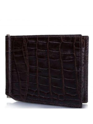 Мужской кожаный зажим для купюр CANPELLINI