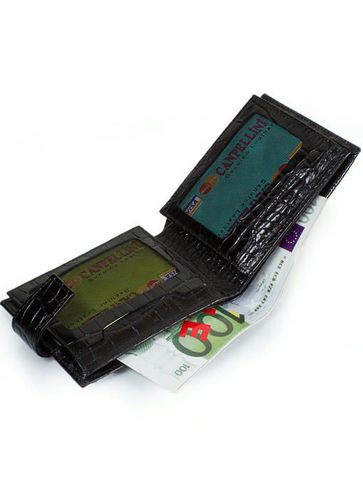 Мужской кожаный кошелек CANPELLINI — изображение 6