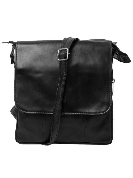 Мужская кожаная сумка-почтальонка TUNONA — изображение 3