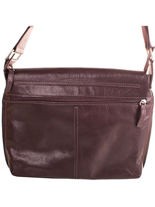 Кожаная мужская сумка-почтальонка — изображение 4