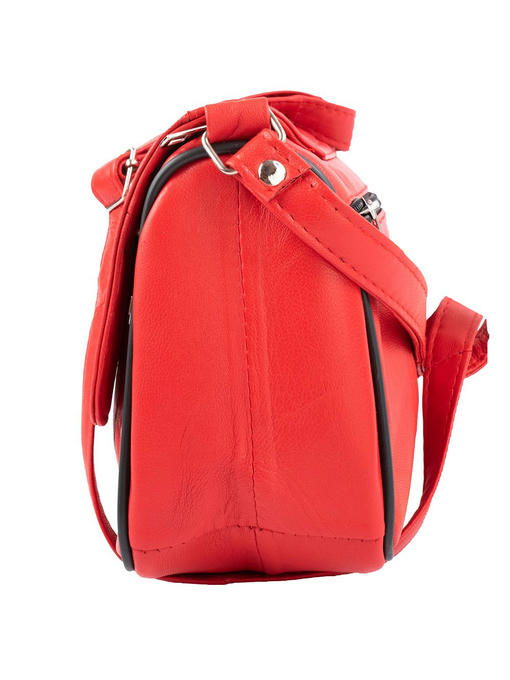 Женская кожаная мини-почтальонка TUNONA — изображение 5