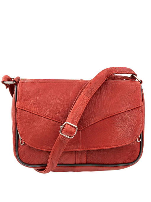 Женская кожаная мини-почтальонка TUNONA — изображение 3