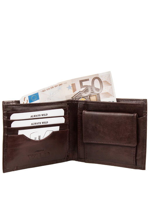 Кошелек мужской кожаный ALWAYS WILD — изображение 5