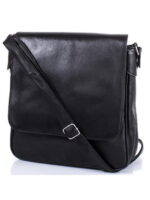 Женская кожаная сумка-почтальонка TUNONA