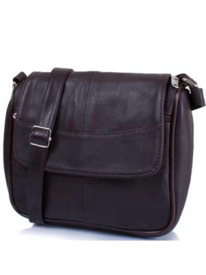 Женская кожаная мини-почтальонка TUNONA