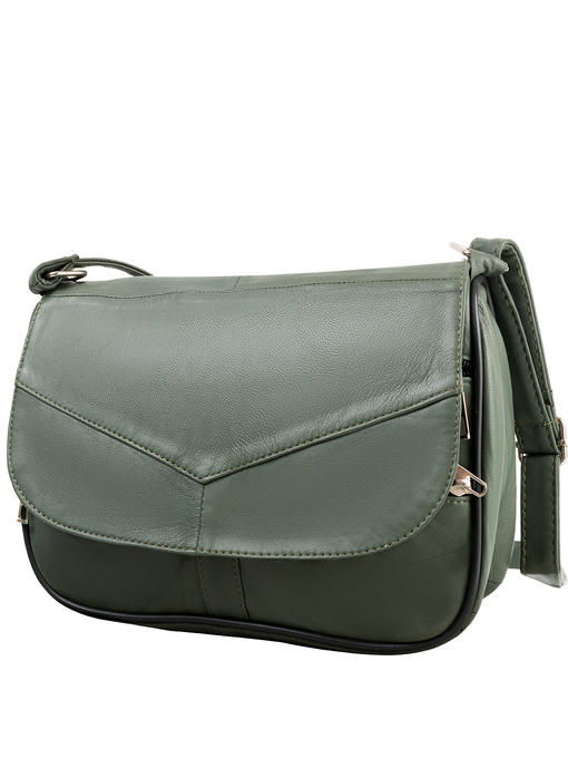 Женская кожаная мини-почтальонка TUNONA (ТУНОНА) — изображение 2