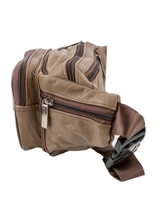 Кожаная мужская поясная сумка — изображение 5