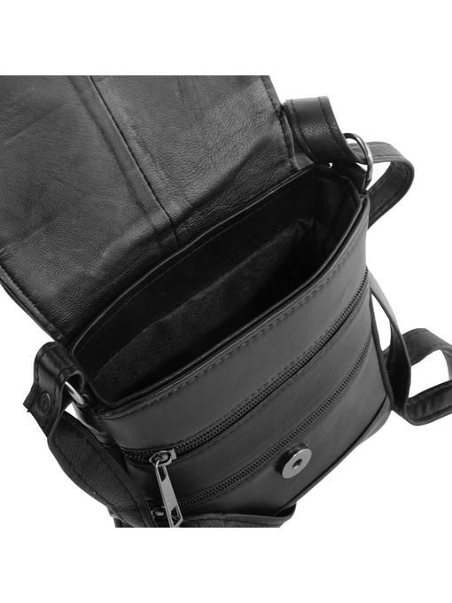 Мужская кожаная мини-сумка "TuNoNа" — изображение 7